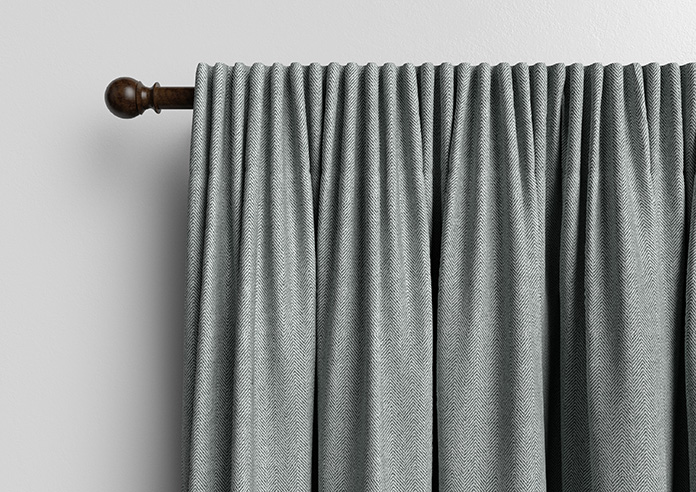 Soft Chevron, Soft Black - Made to Measure Curtains - Image 10